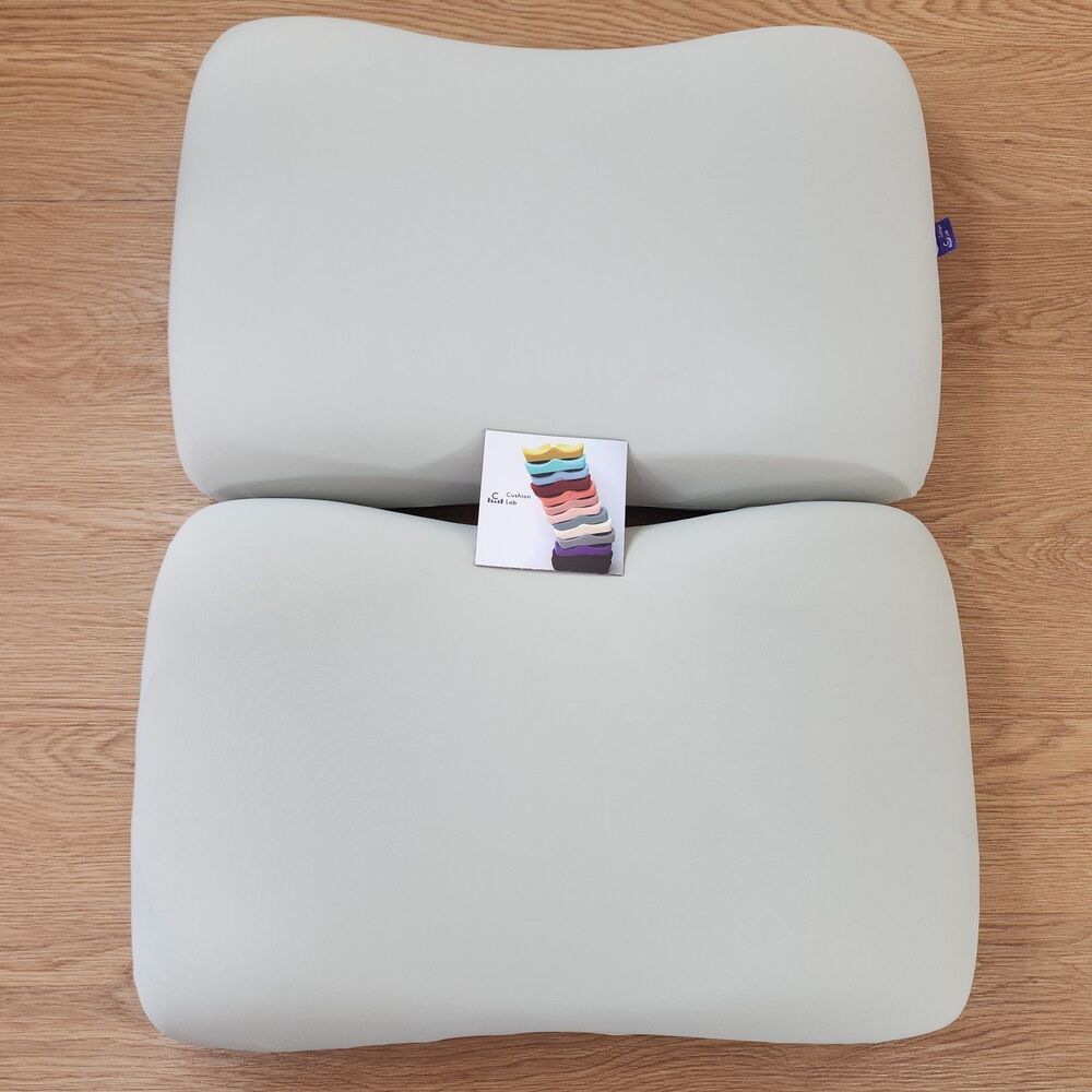 Cushion Lab Deep Sleep Pillow Patented Ergonomic Contour Design Back (Lot Of 2) - Picture 2 of 4
